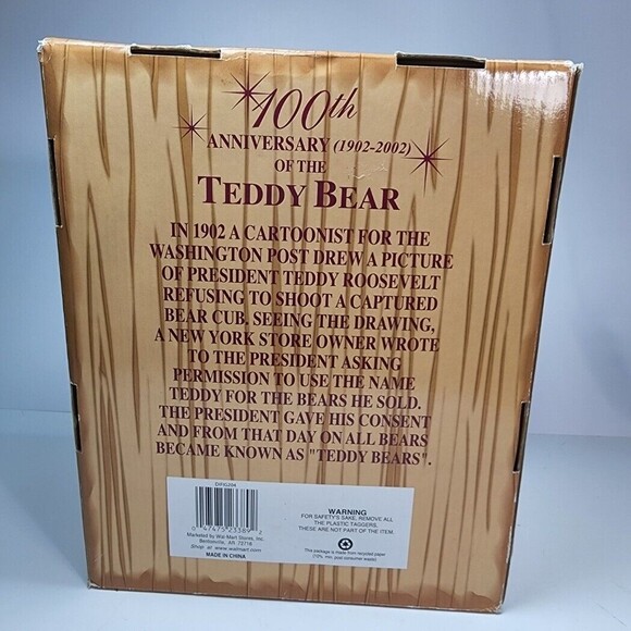 Dan Dee Roosevelt Teddy Bear Santa Picture Frame 100th Anniversary 2002 - Picture 8 of 10